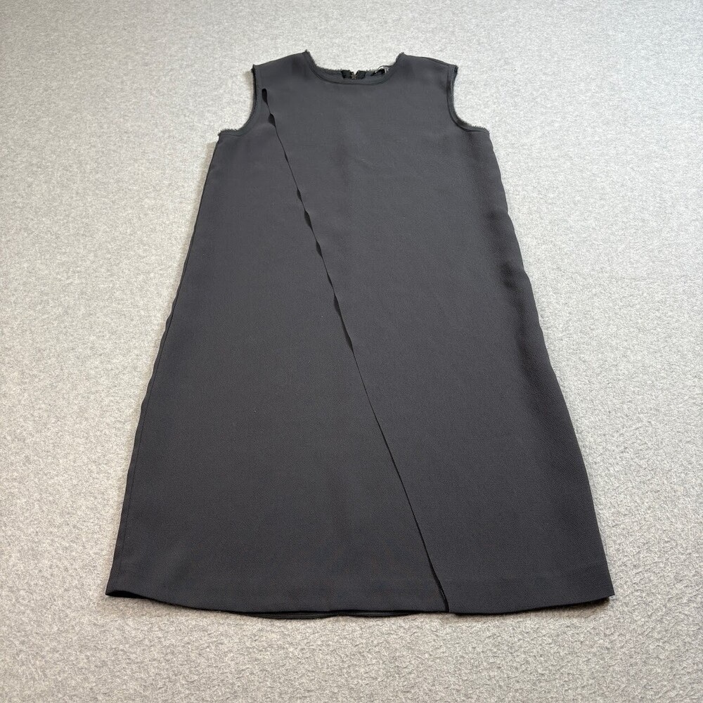 Vince Dress Woman 0 Gray Sleeveless Sheath Shift Capsule Minimalist Academia